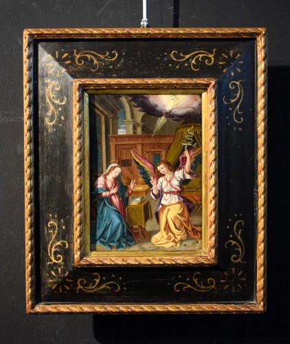 Antiquités - Annunciation Flemish Master of 17 th century